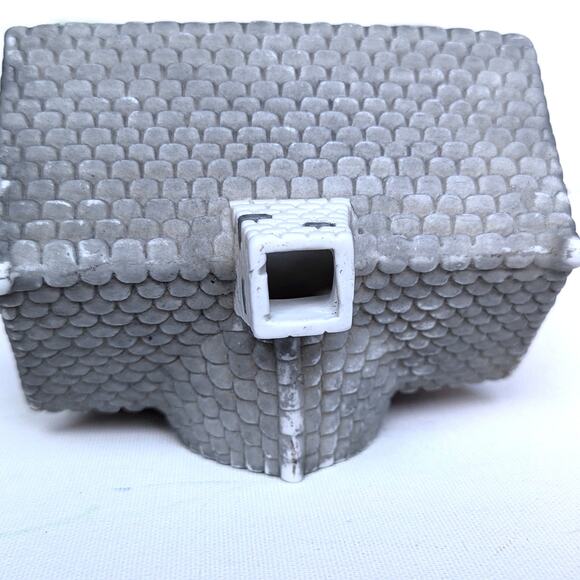 Partylite Coffee Shop Tealight Candle Holder – Vintage 90s Ceramic Village House - Picture 7 of 10